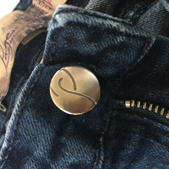 Paige Women's Verdugo Jegging Skinny Jeans, Dark Blue Wash, Size 27 - Picture 4 of 9